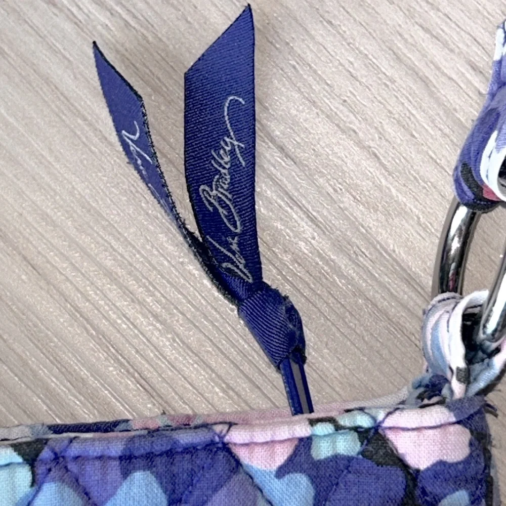 Vera Bradley Impressionista Crossbody Purple Quilted Shoulder Hipster Bag Purse